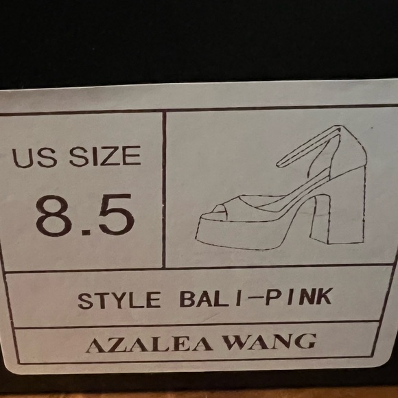 NWT Azalea Wang Nordstrom bling pink platform - Picture 4 of 5